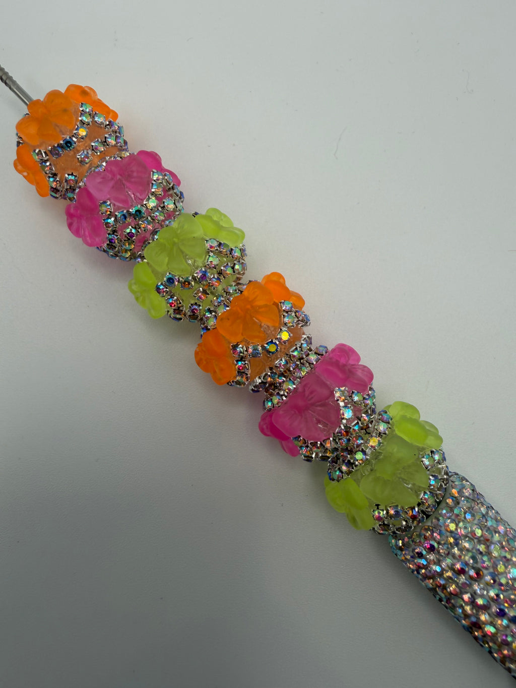 Fancy Neon Bow Beads