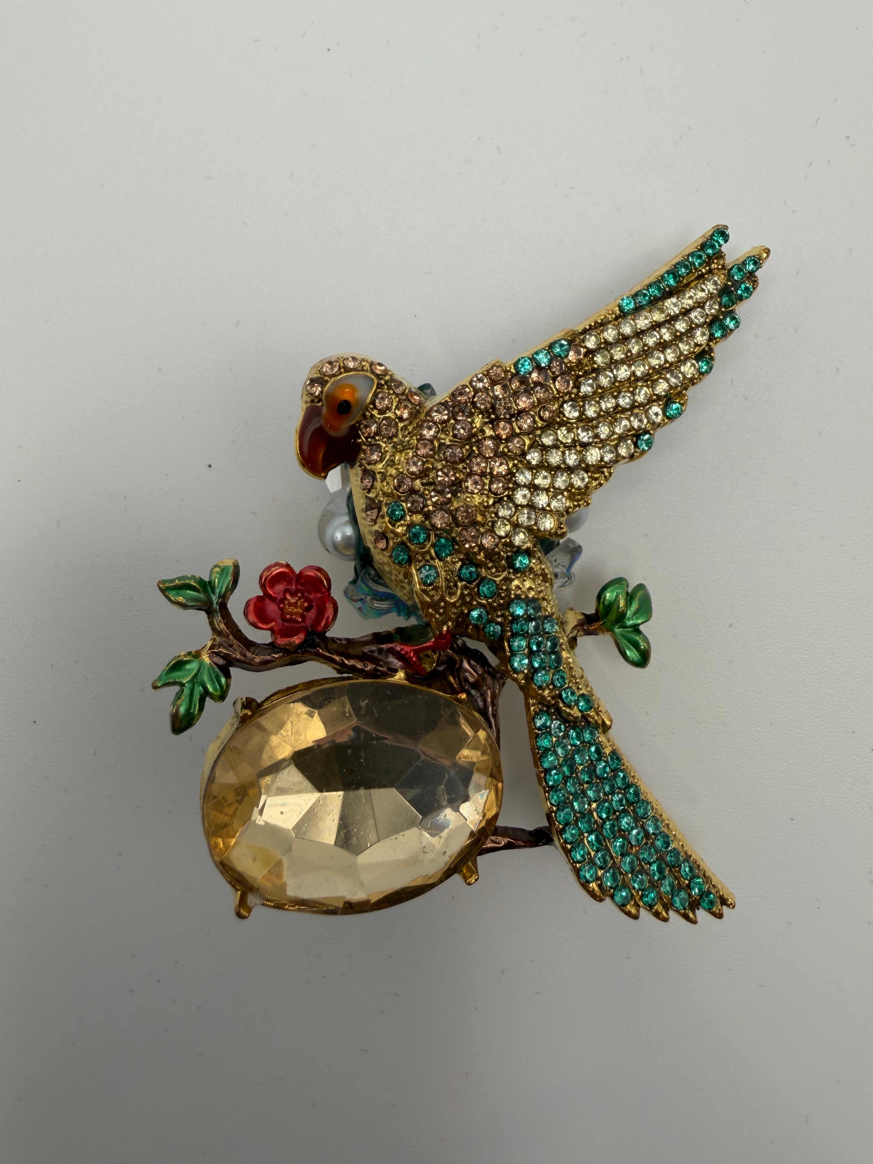 Parrot Alloy Bead