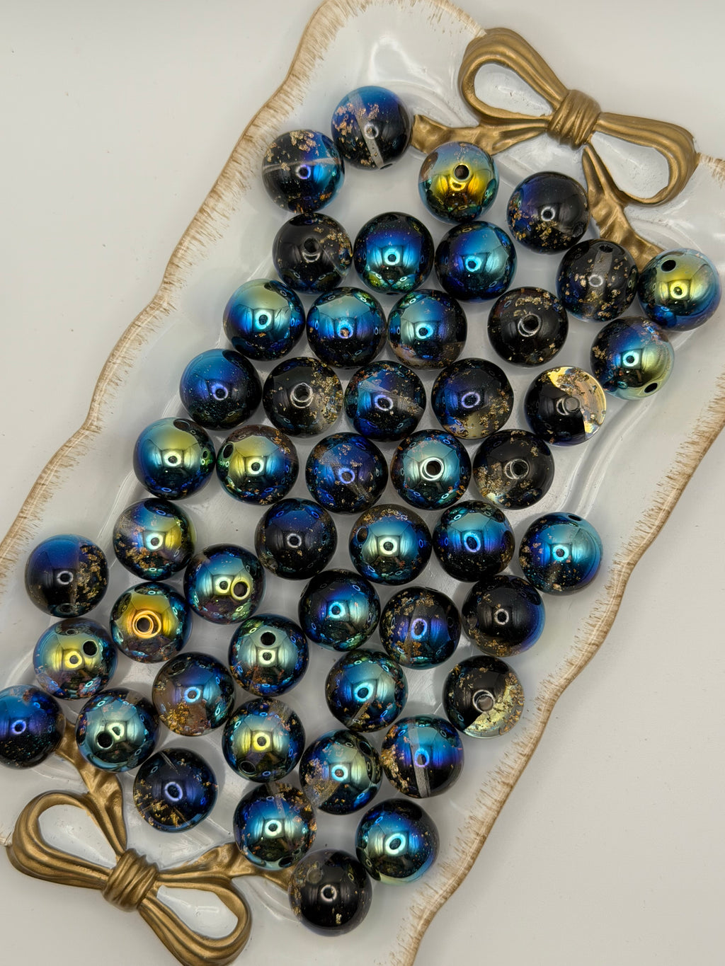 Blue Novi Glitter 16mm