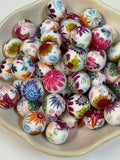 Floral Silicone Beads