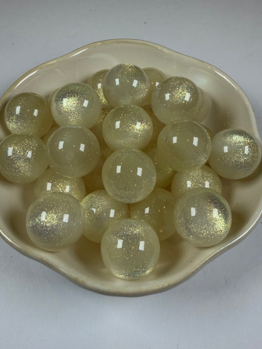 20mm Glitter Beads