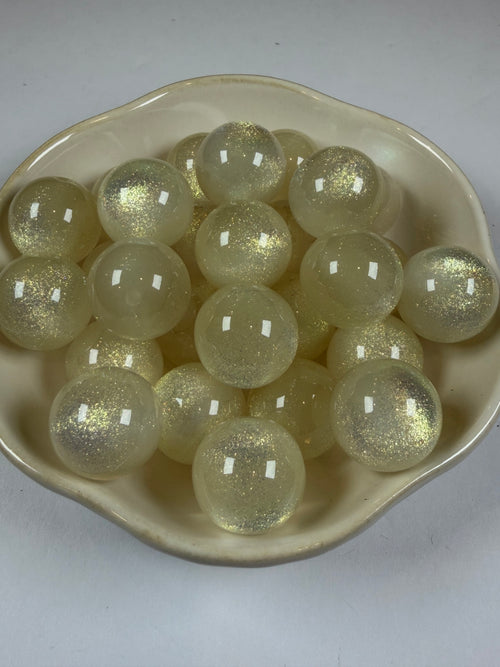 20mm Glitter Beads
