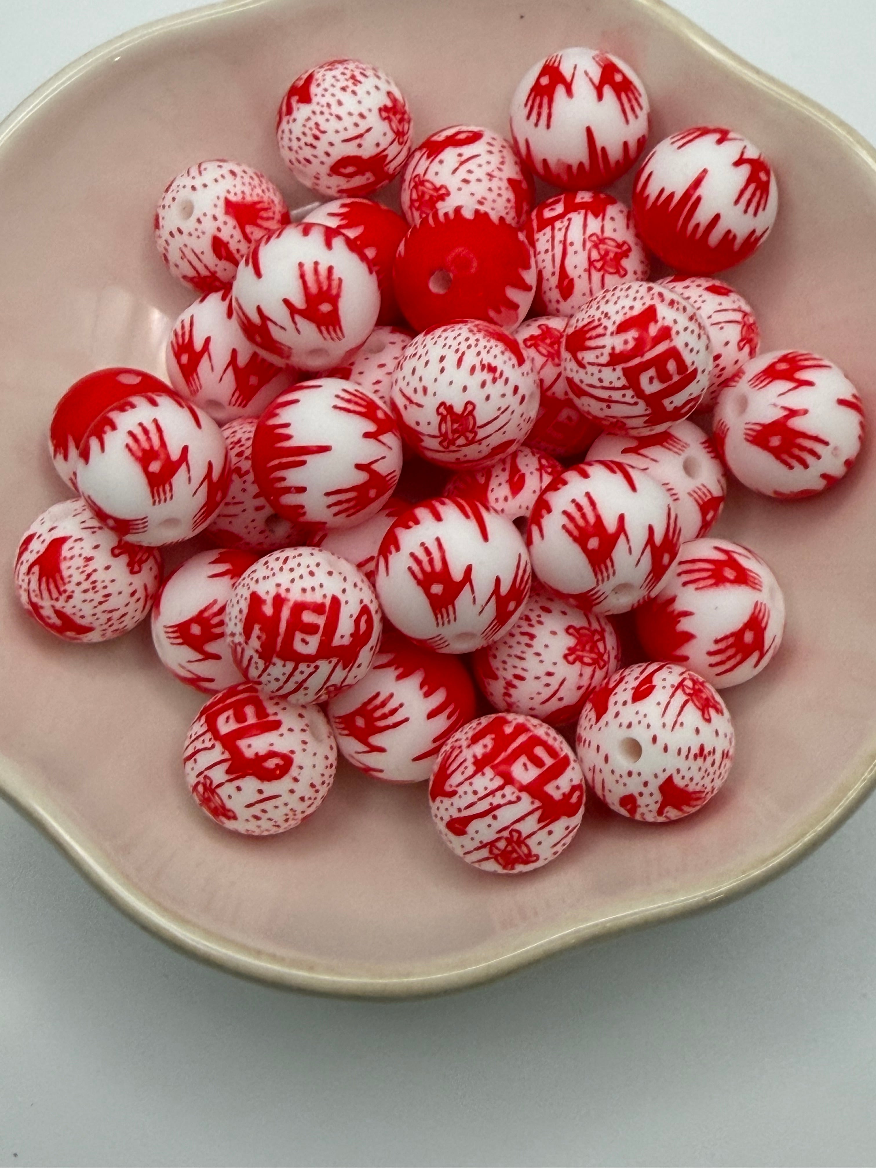 Horror Silicone Beads