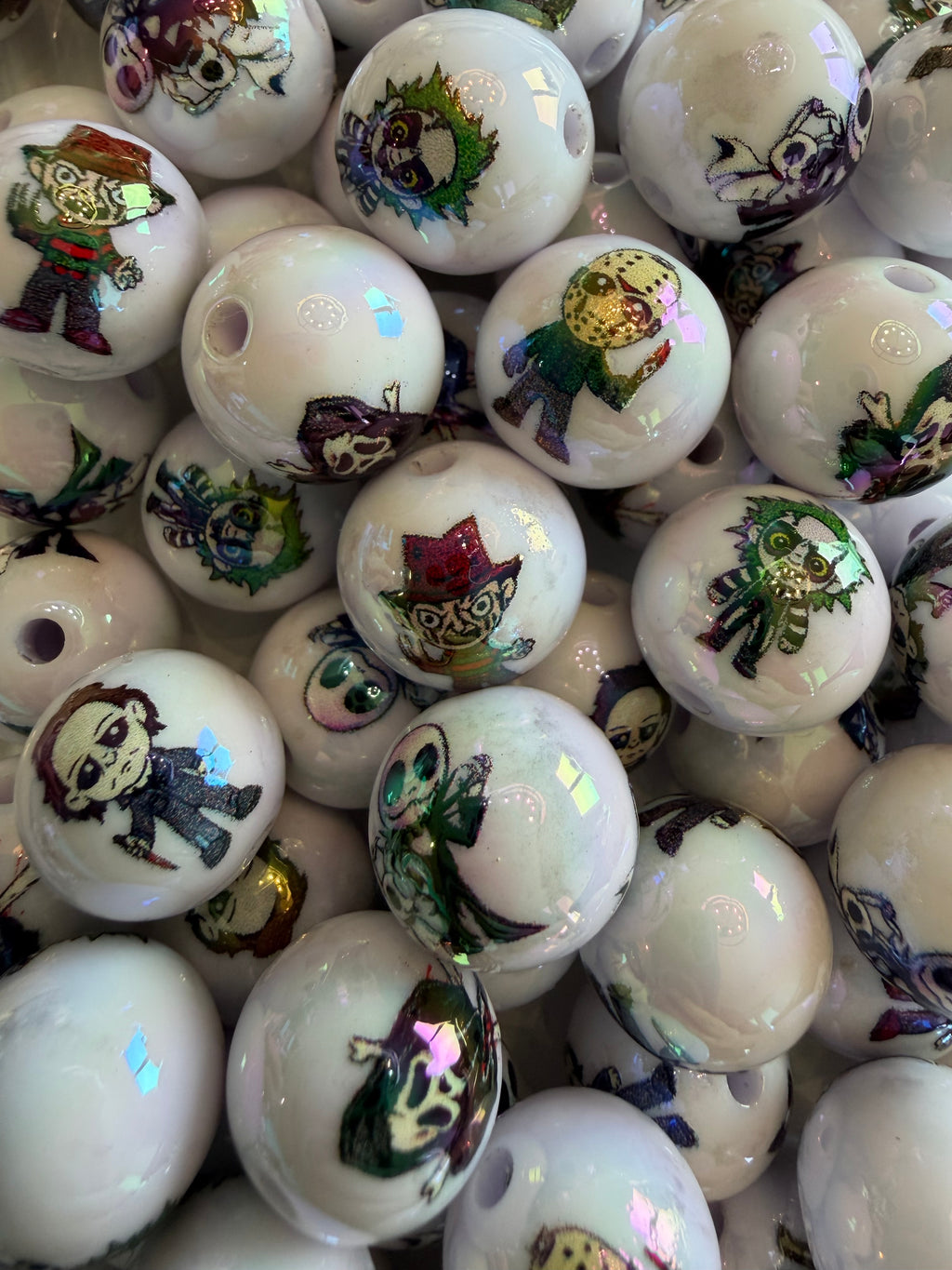 UV Horror Guys 16mm Beads