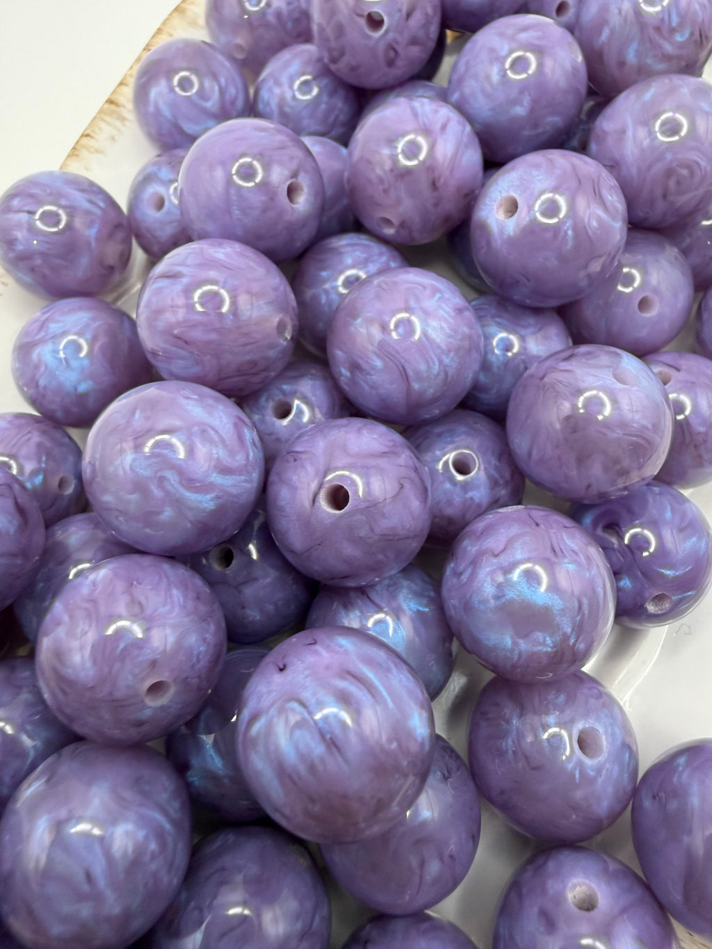 Marble Swirl Beads 16mm
