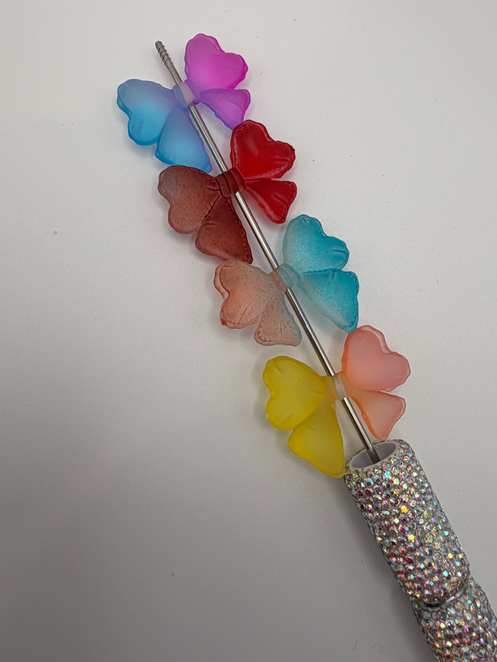 Matte Ombre Bow Beads