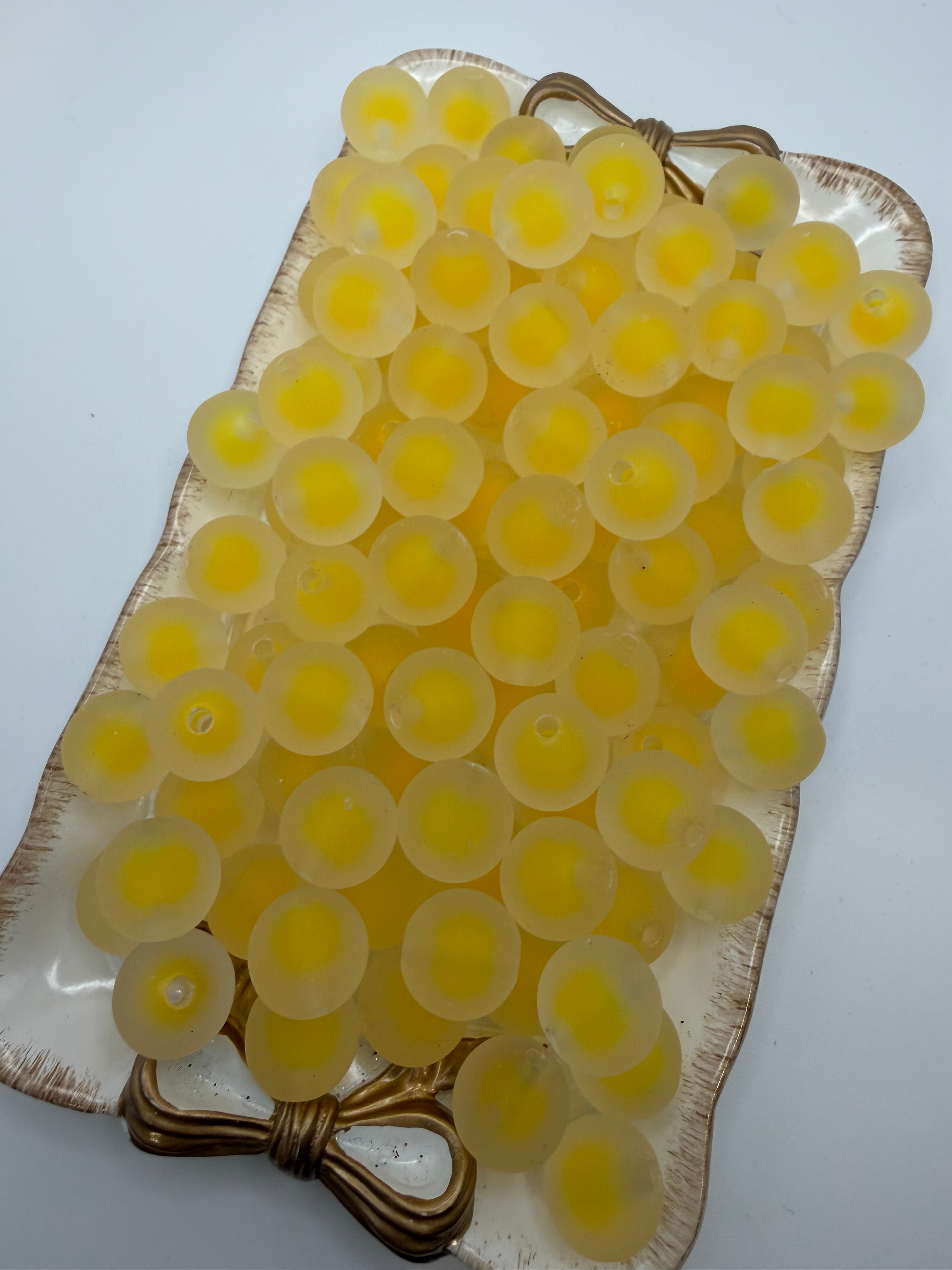 Lemon Drop Beads 16mm