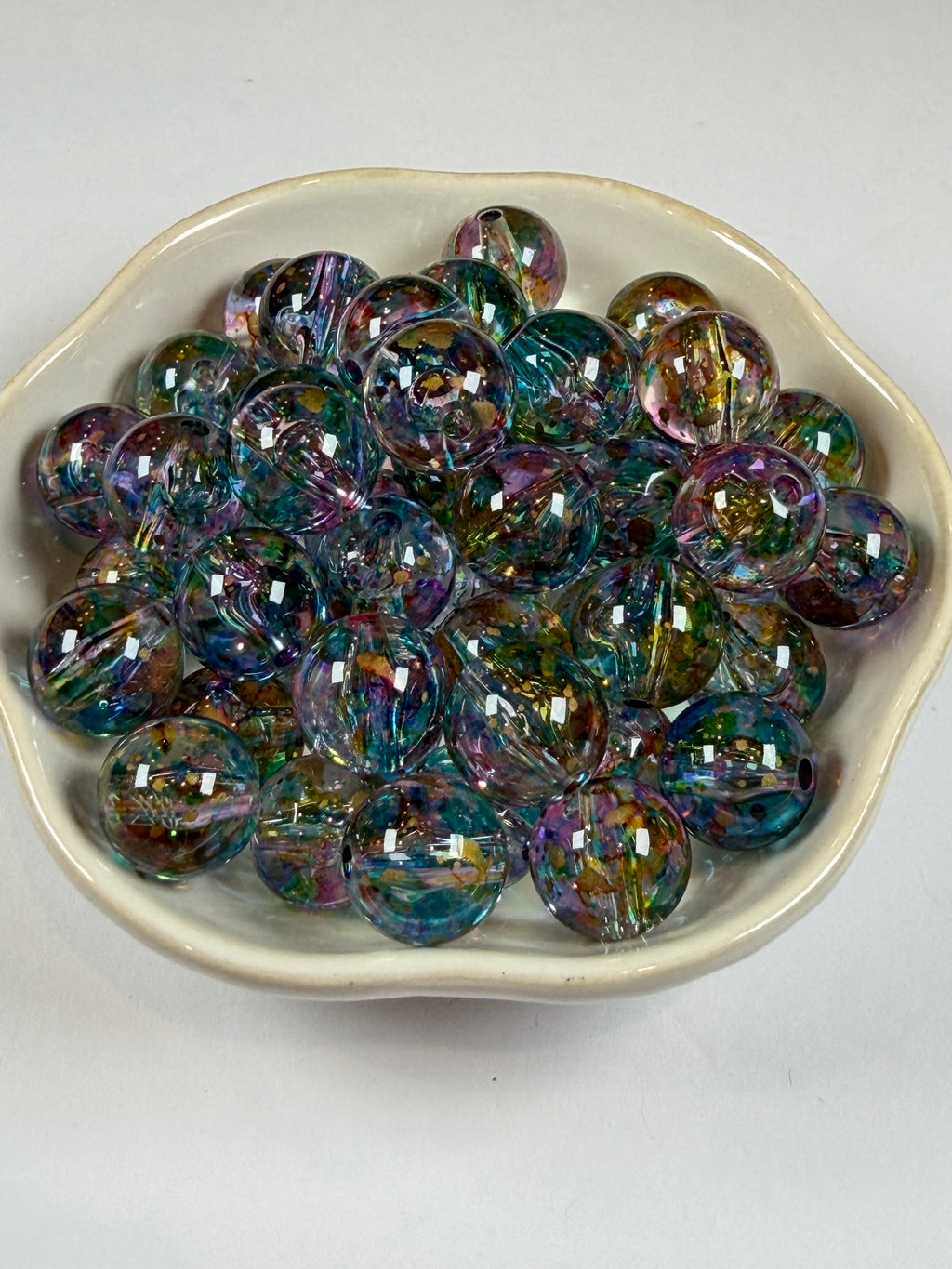 Paint Splatter Beads 16mm