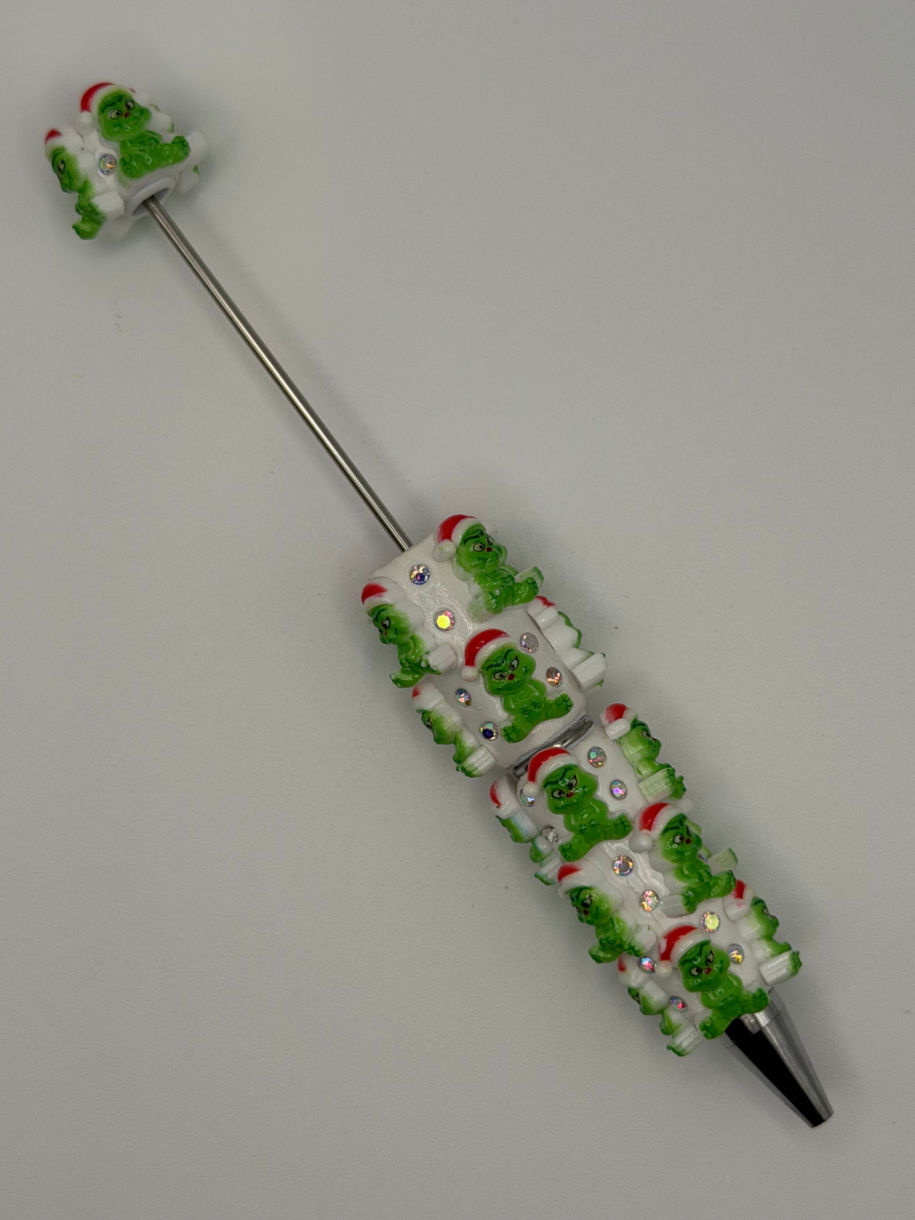 Grinch Beadable Pen Blanks