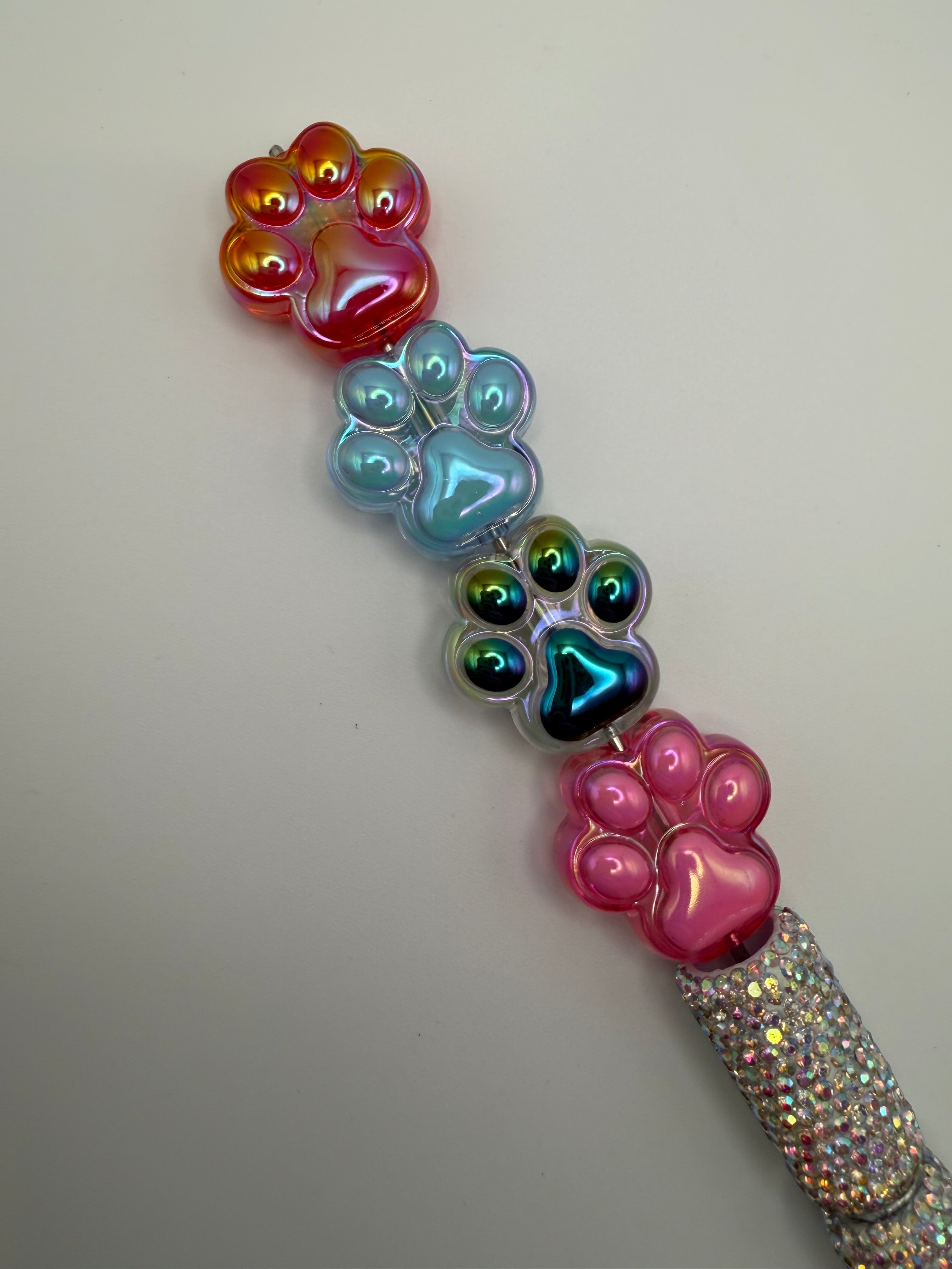 Puppy Paw Beads