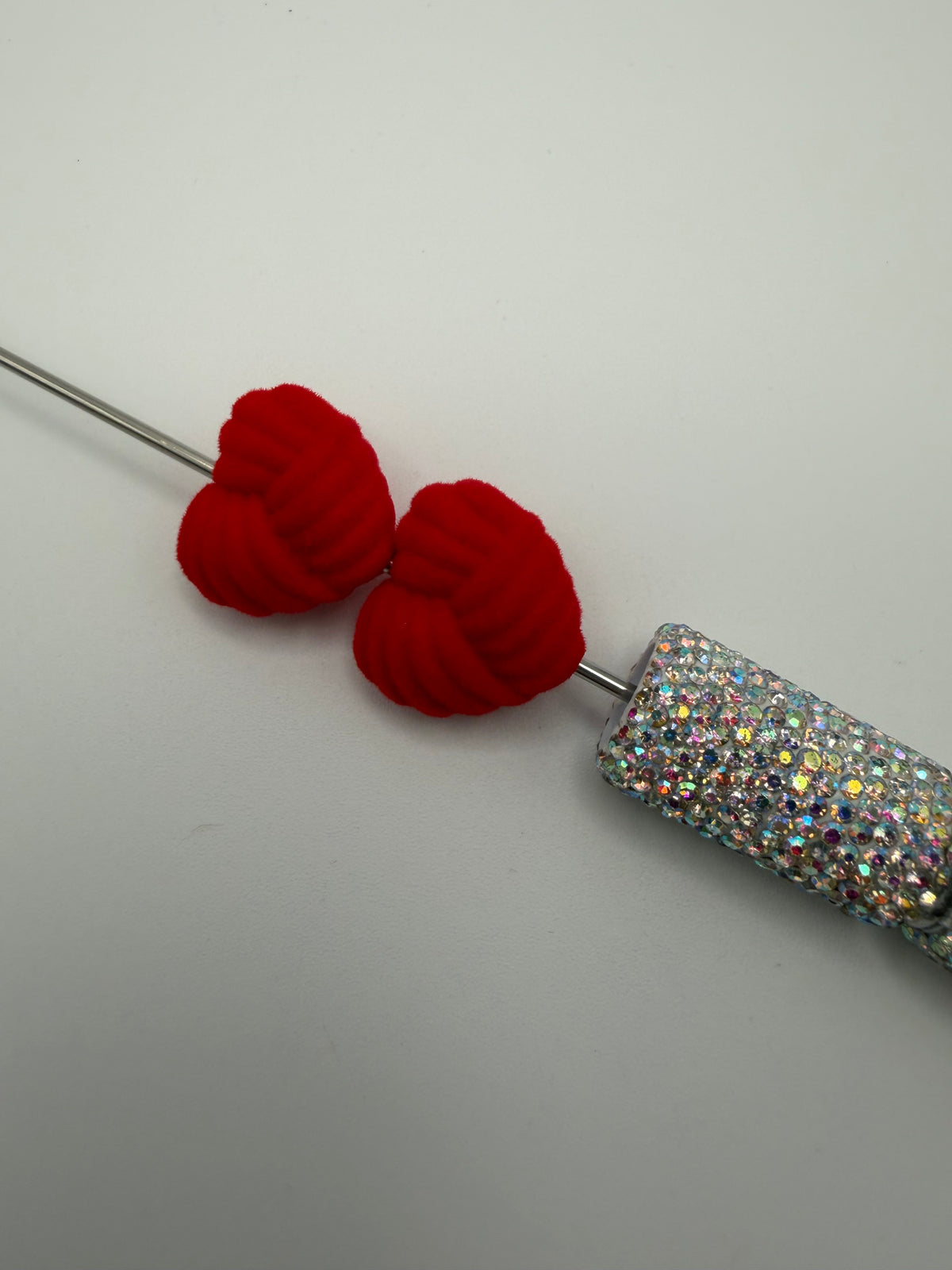 Heartthrob Flocked Beads