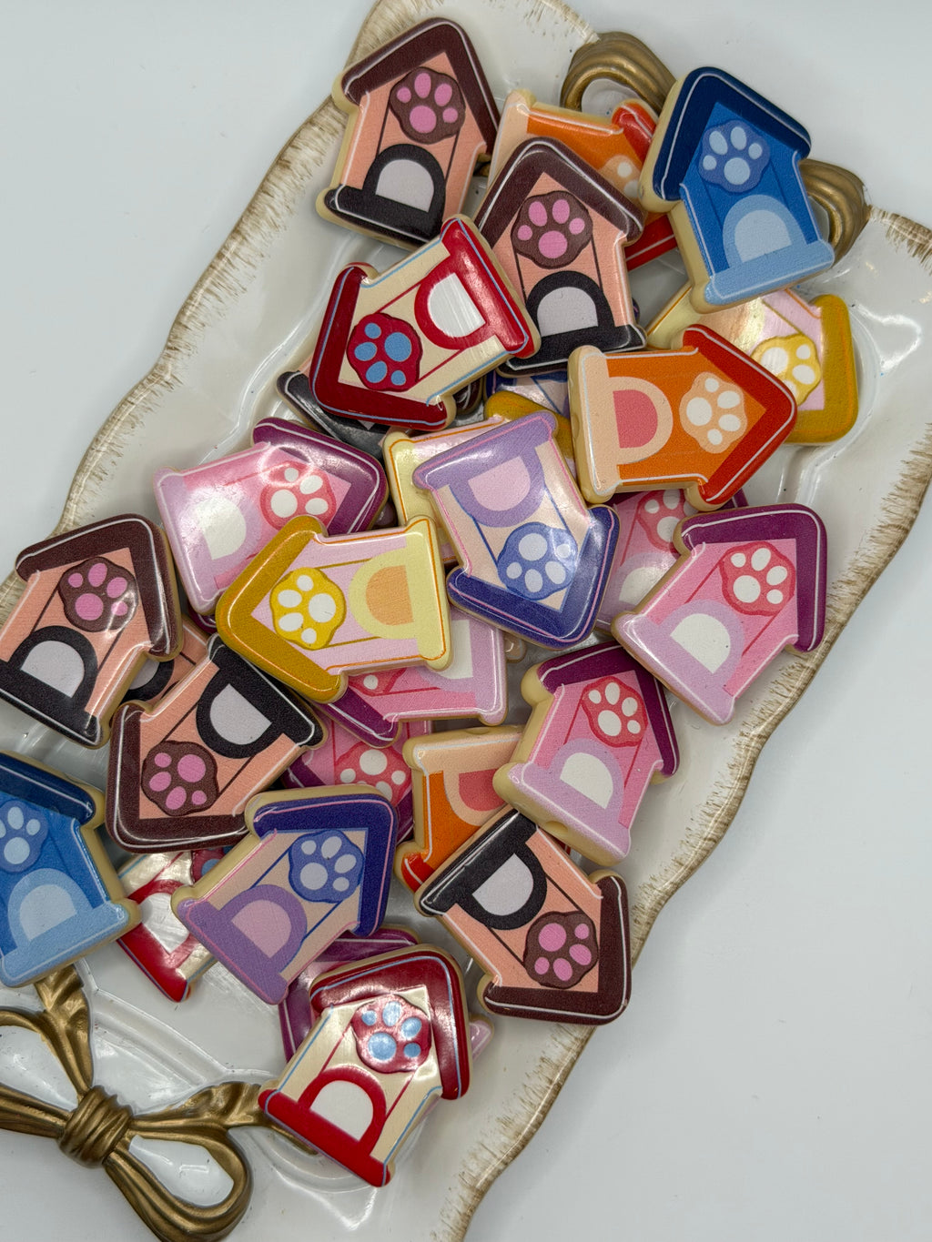 Doghouse Acrylic Focal Beads