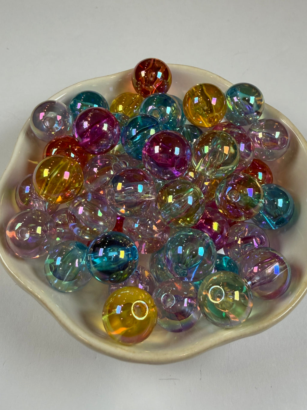 Clear Jelly 16mm Beads