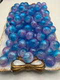 Purple/Blue Glitter Beads