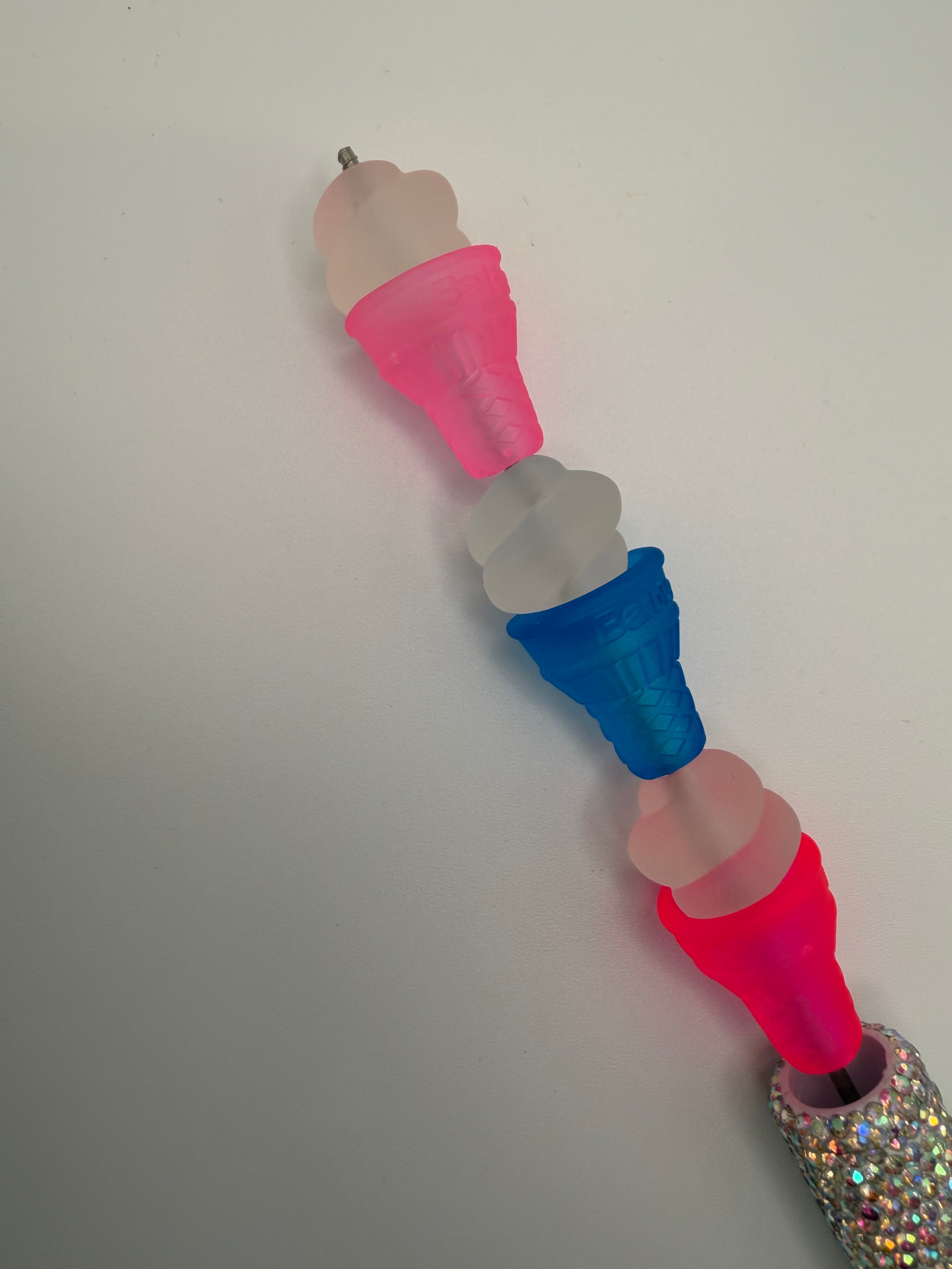 Swirl Acrylic Beads
