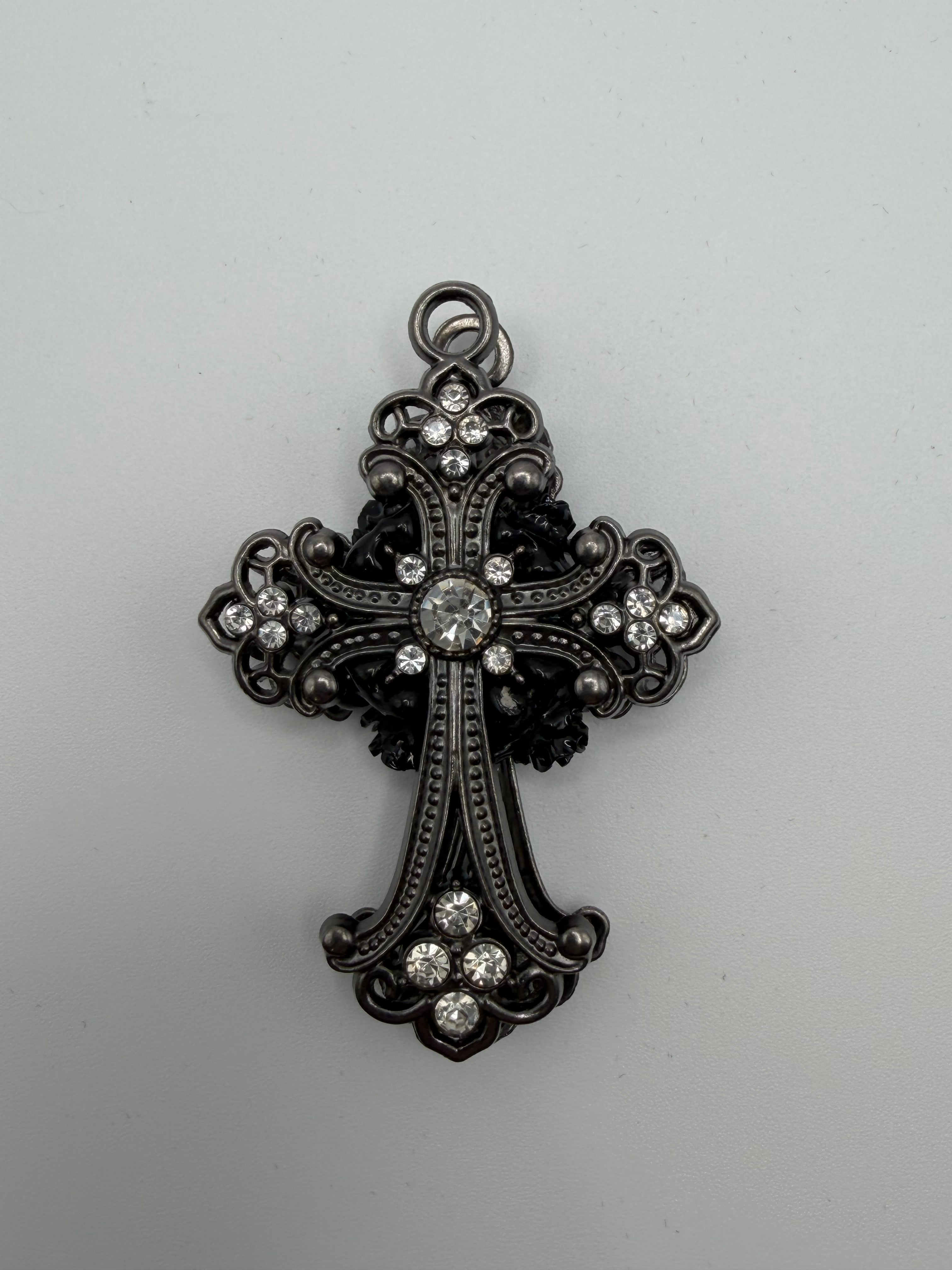 Cross Alloy Bead