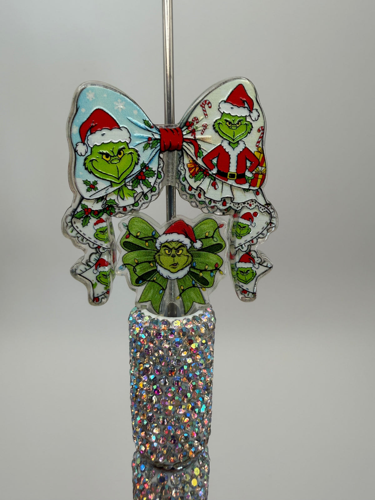Christmas Acrylic Bow and Focal Set