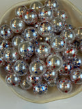 Patriotic Paint Splatter Beads