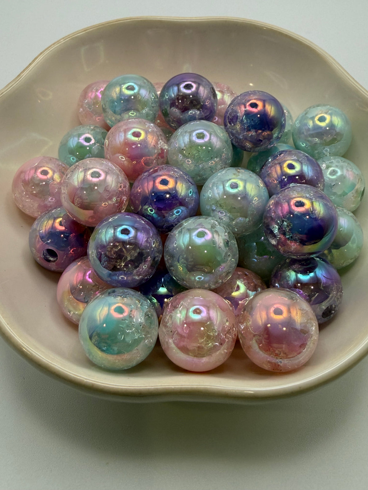 Bunny Crackle Beads