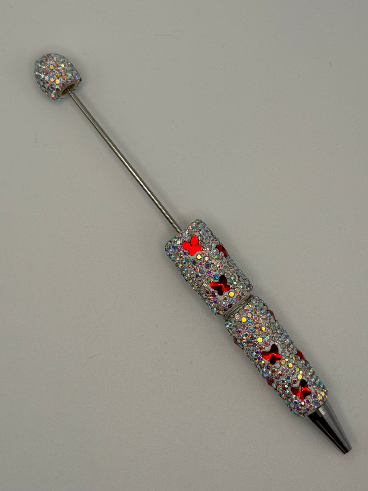 Beadable Butterfly Rhinestone Pen Blank