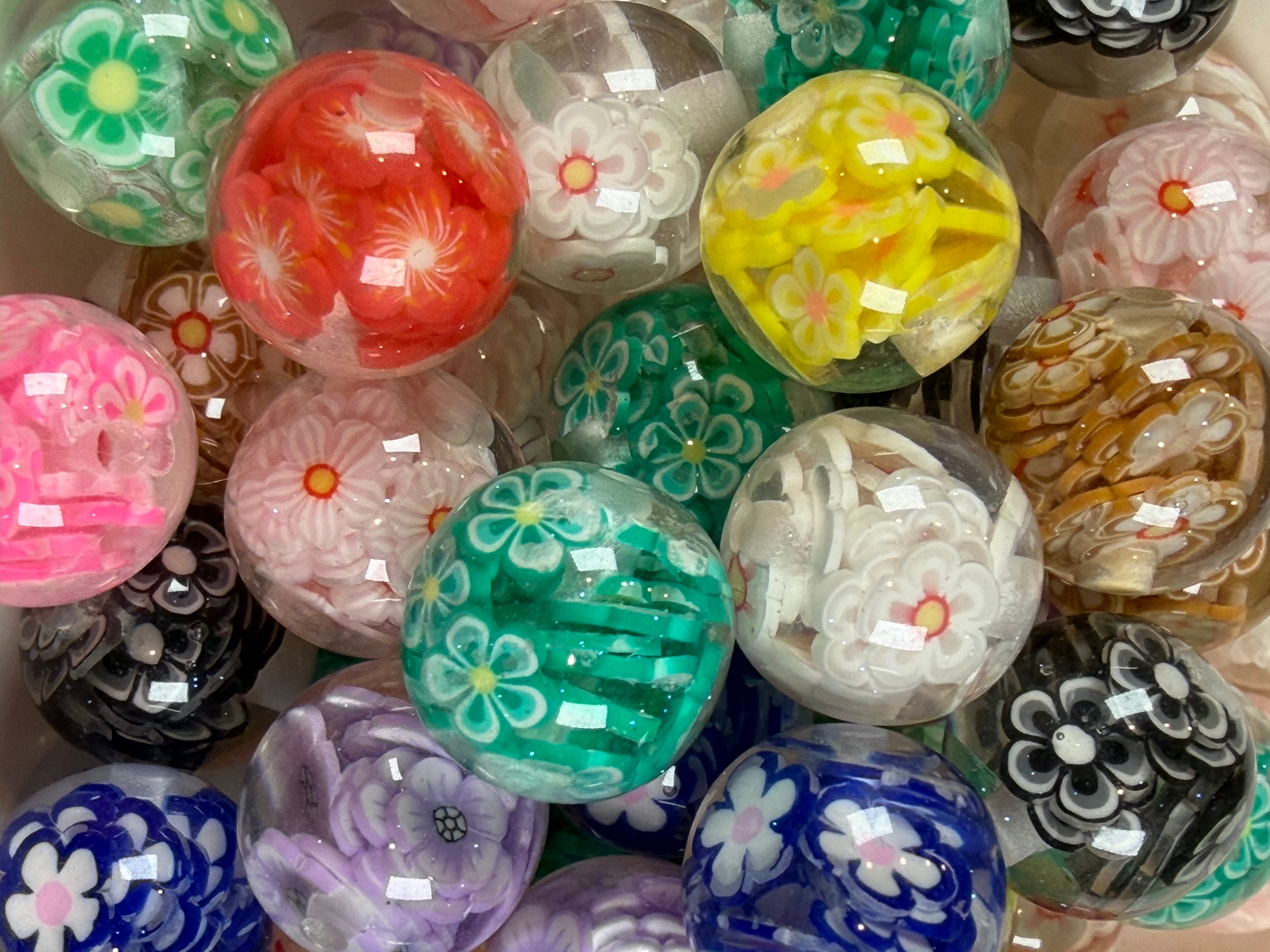 Flower Suspended Beads