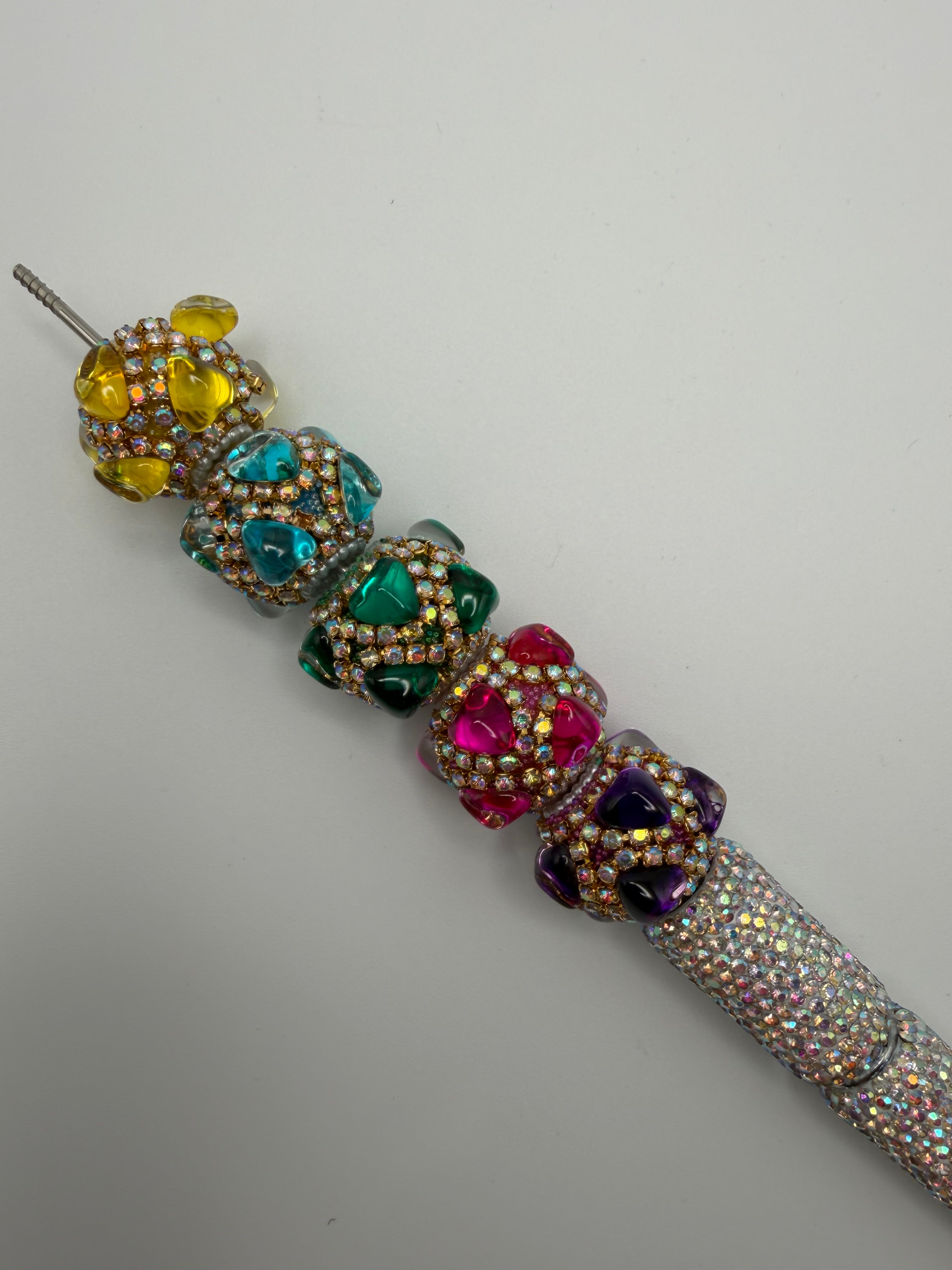 Fancy Heart Bubble Beads
