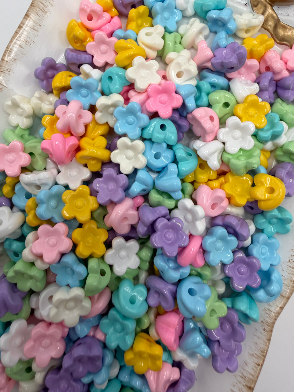 Spring Flowers (Back Loop) Beads
