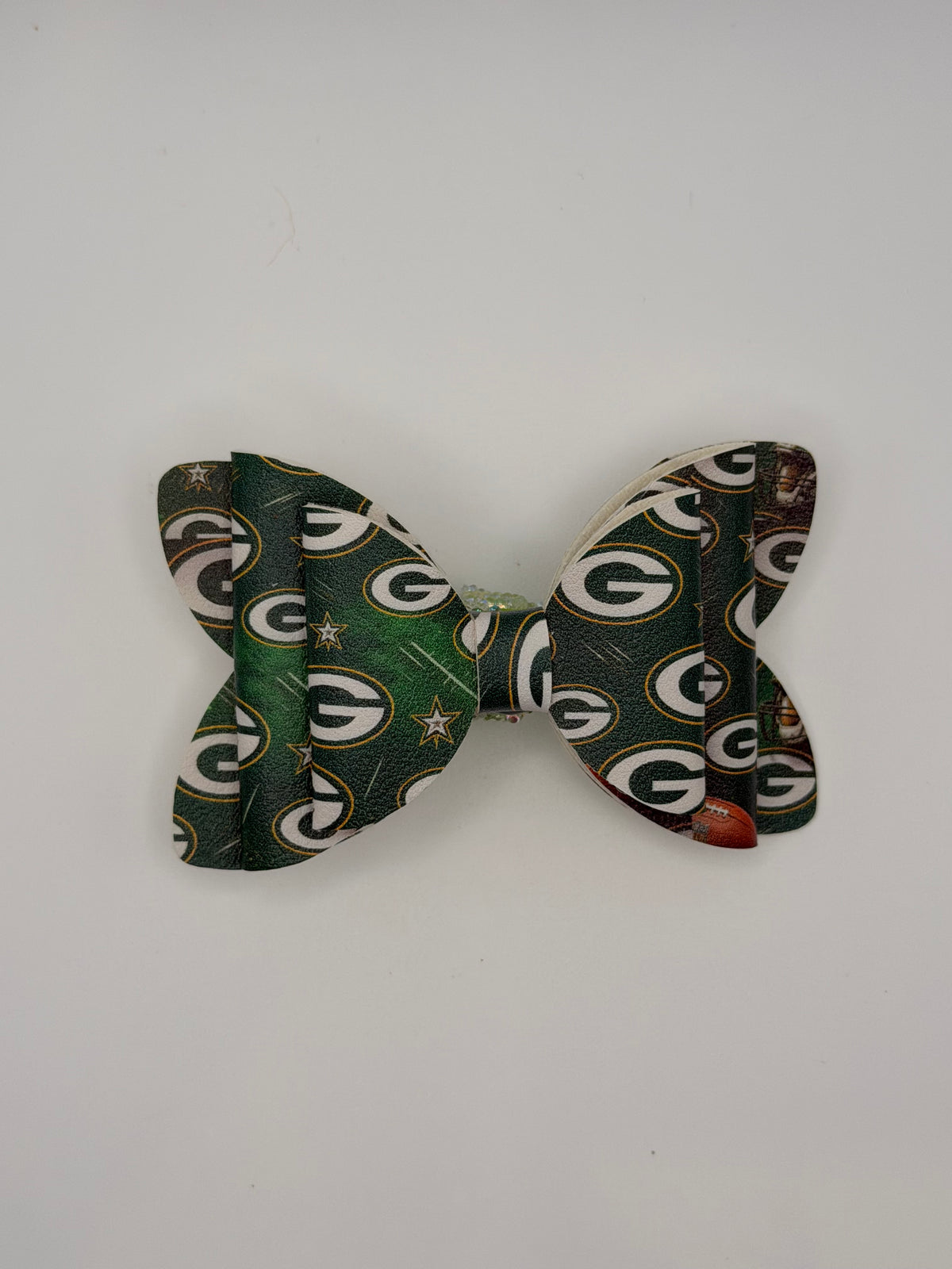 Football Bow Beads