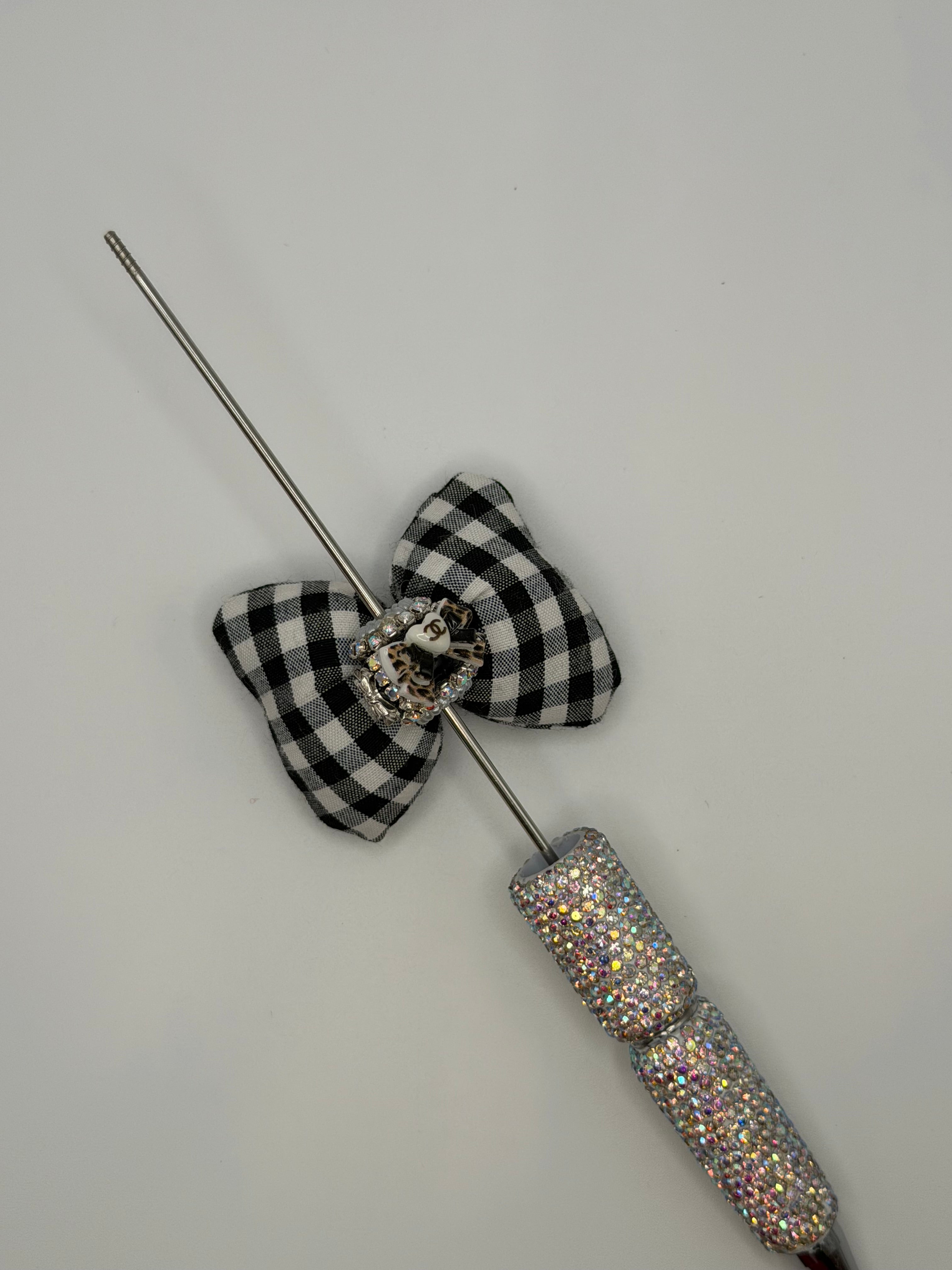 Puffy Bow Fancy Beads