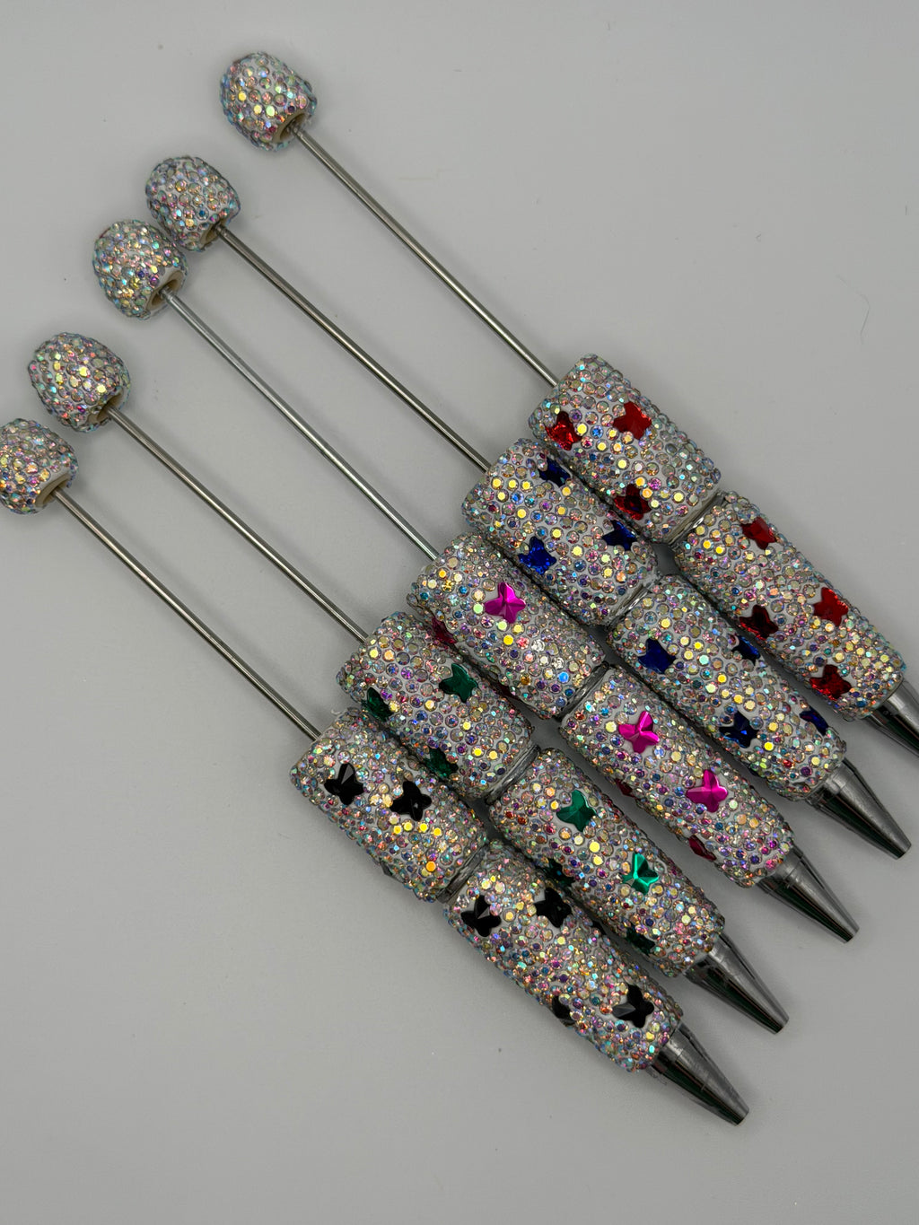 Beadable Butterfly Rhinestone Pen Blank