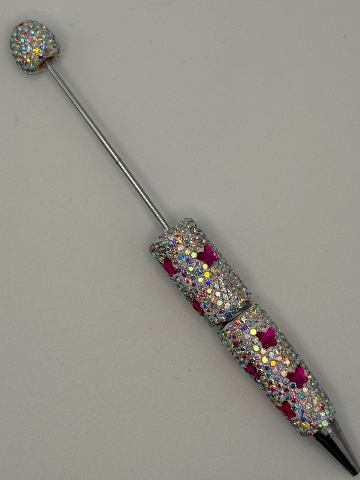 Beadable Butterfly Rhinestone Pen Blank