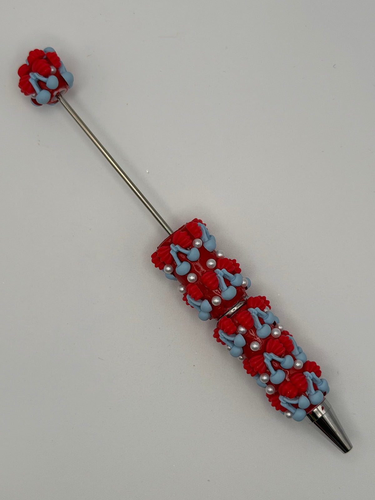 Patriotic Bow Beadable Pen Blanks