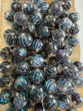 Black Swirl Glitter