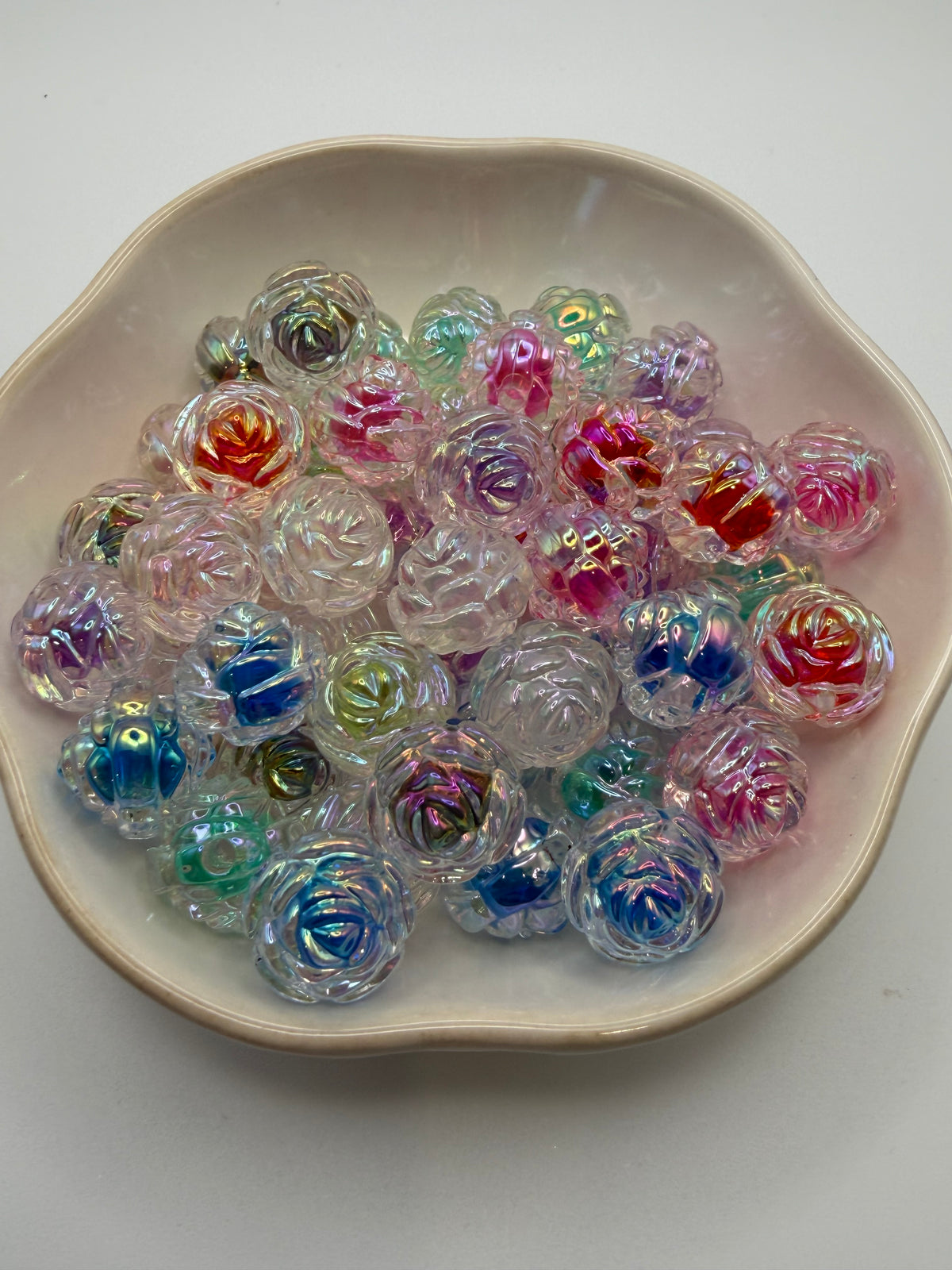 Double Layer Flower Beads