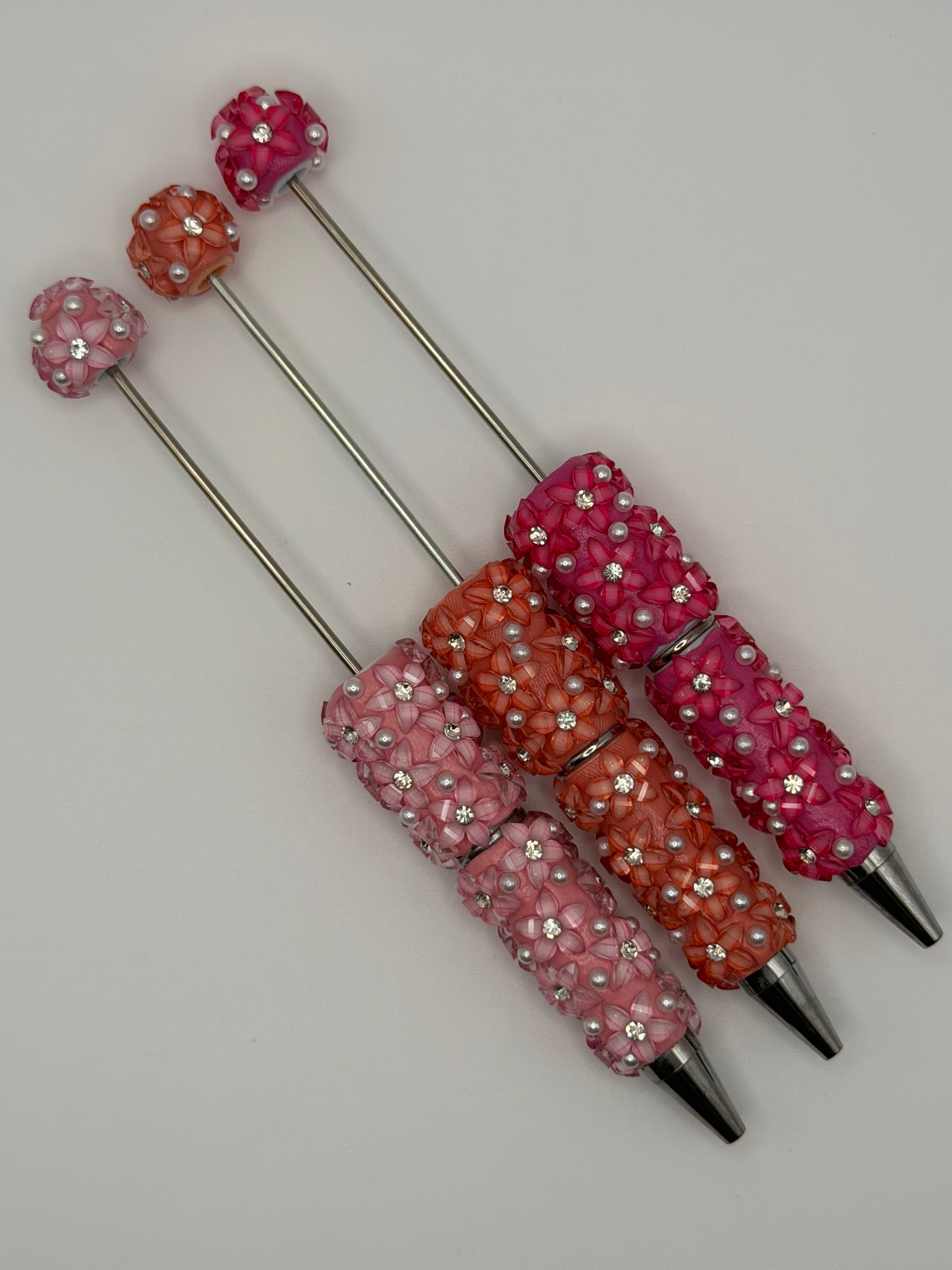 Floral Beadable Pen Blanks