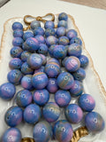 Lavender Marble Beads
