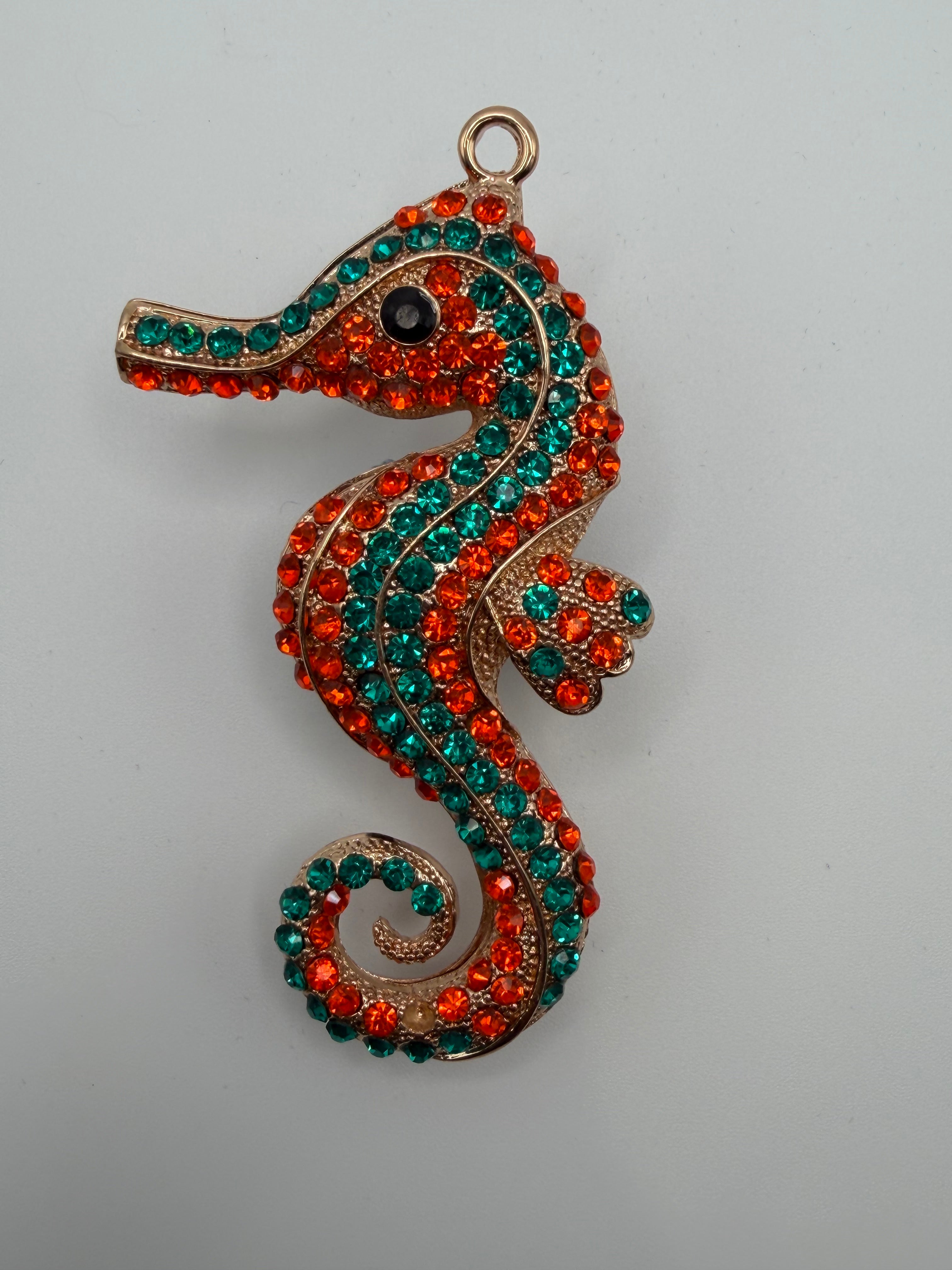 Luxe Seahorse Alloy Bead