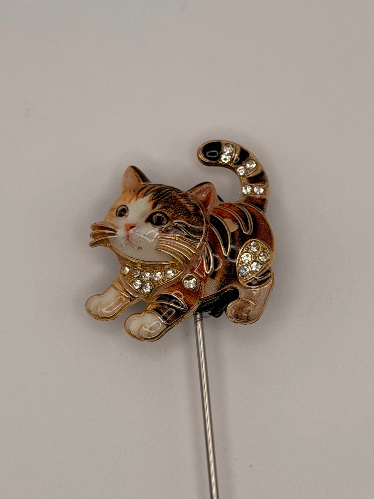 Playful Cat Alloy Beads