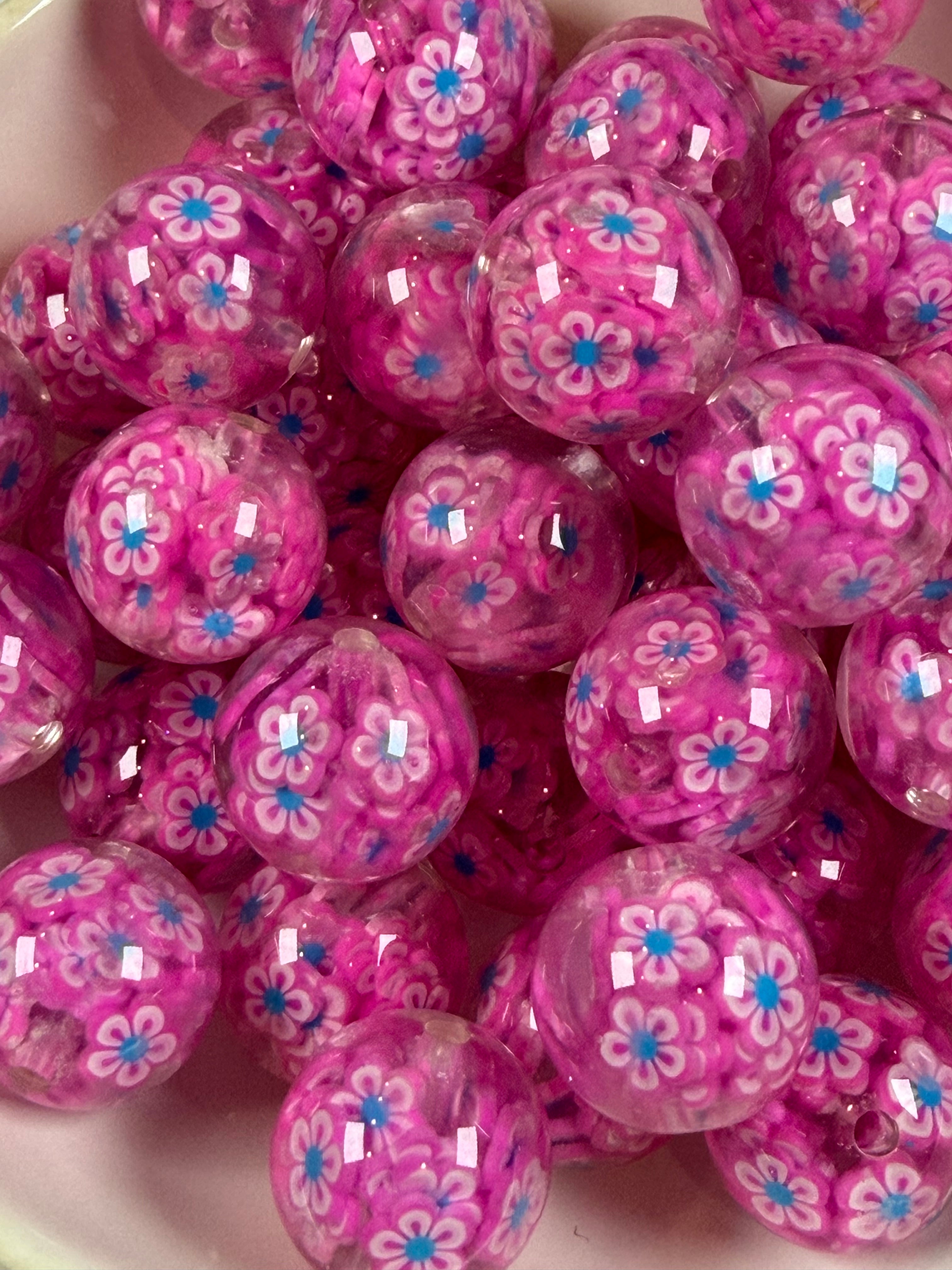 Flower Suspended Beads