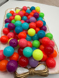 20mm Neon Beads