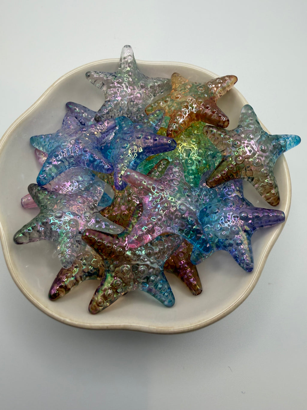 Yellow Starfish Beads