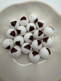 Plaid Christmas Silicone Beads