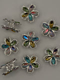 Multicolor Flower Alloy Bead