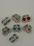 Cherry Alloy Bead
