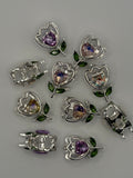 Tulip Alloy Bead