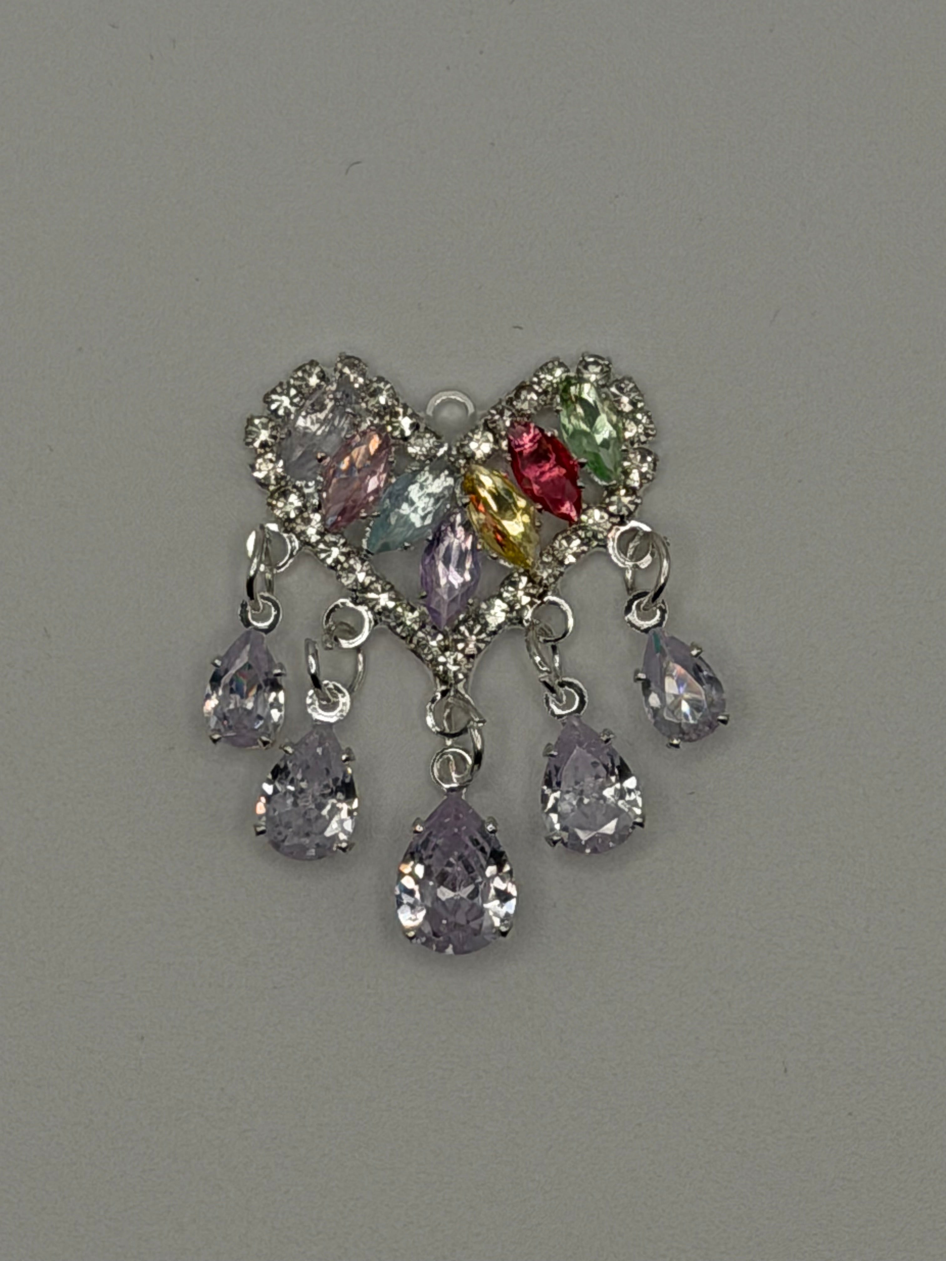 Multicolor Heart Pendant