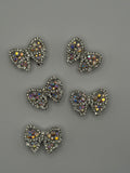 Alloy Glitzy Bow Bead