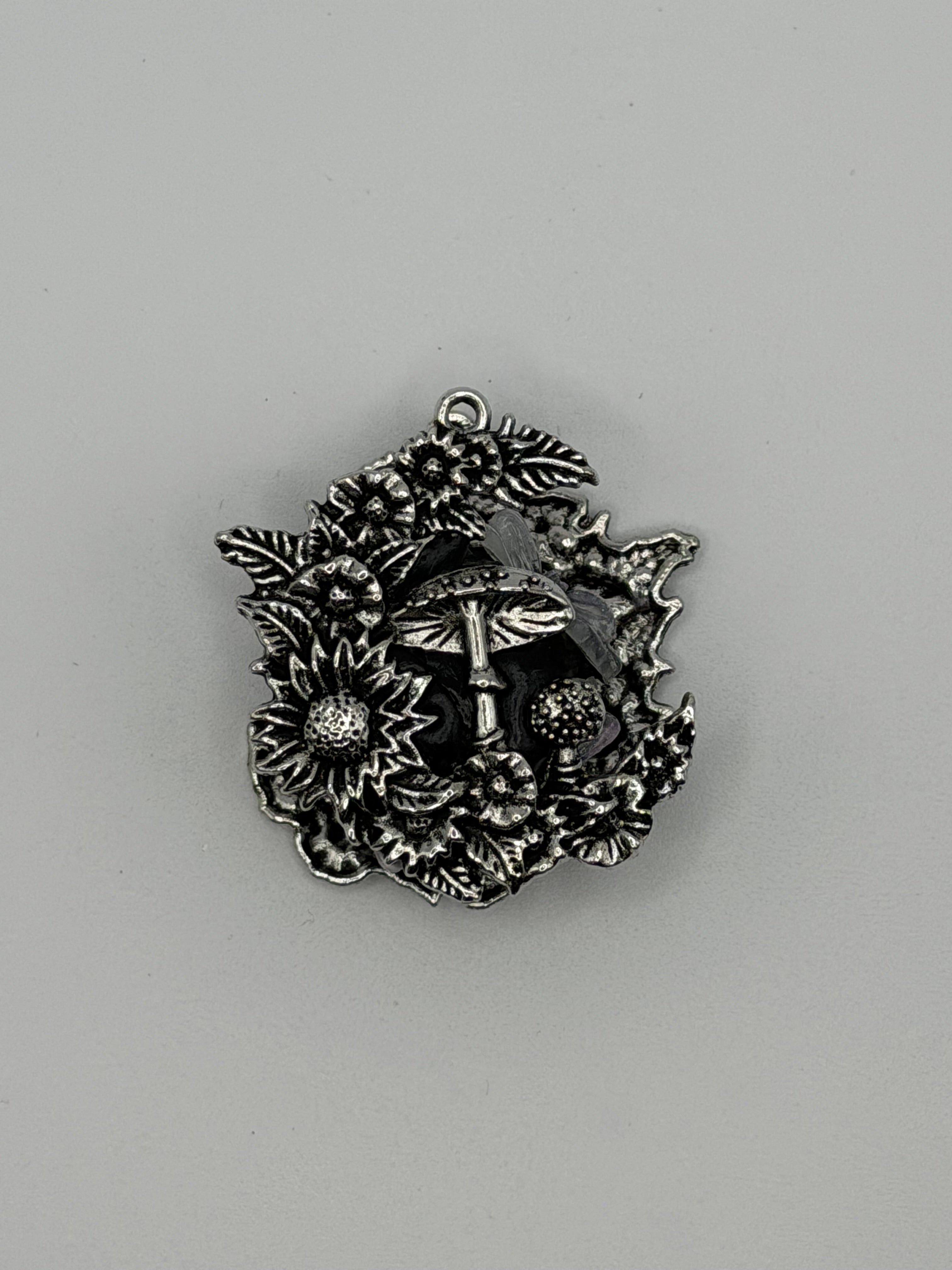 Whimsical Mushroom Alloy Bead