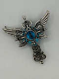 Dragon Eye Cross Alloy Bead