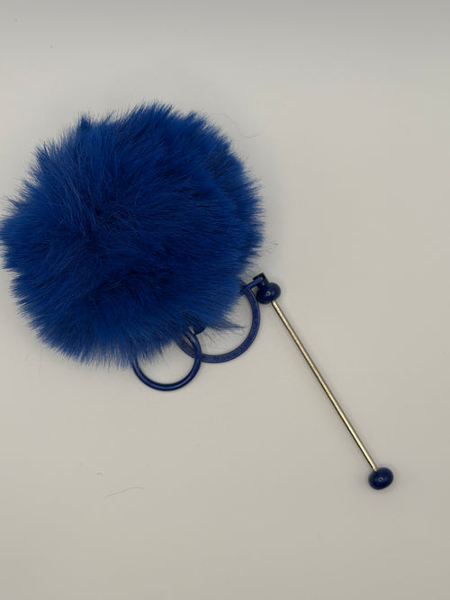 Beadable Bar with Faux Fur Poof